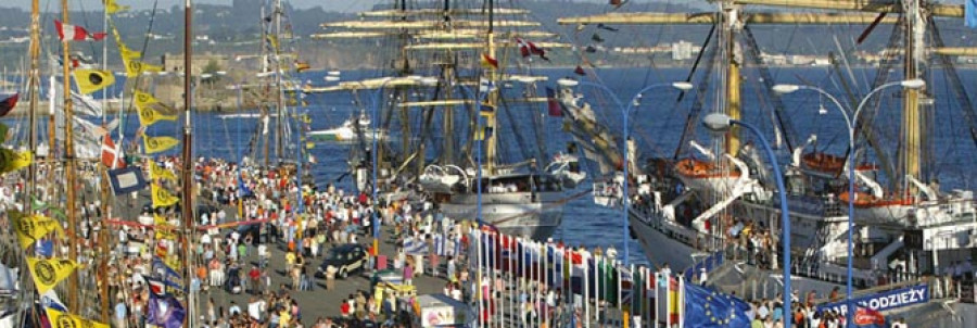 A Coruña recibe a los grandes veleros de la Tall Ships Races