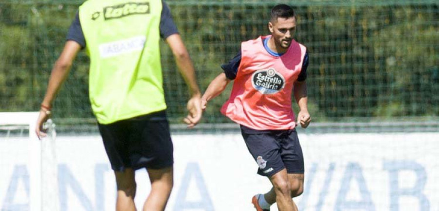 Andone y Gil trabajaron con el grupo en la vuelta a Abegondo