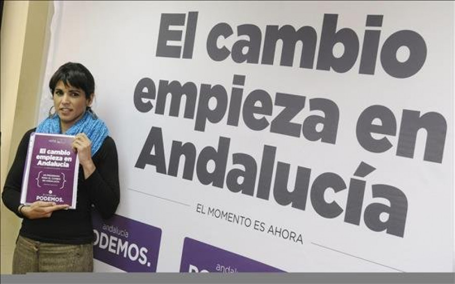 Podemos cifra en 215 millones sus primeras medidas si llega a la Junta andaluza