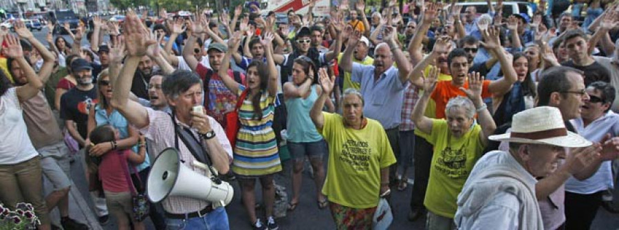 La “chourizada” contra la corrupción en el PP colapsa el centro en hora punta