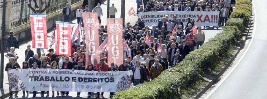 Los tres sindicatos claman contra la reforma laboral y el empleo precario