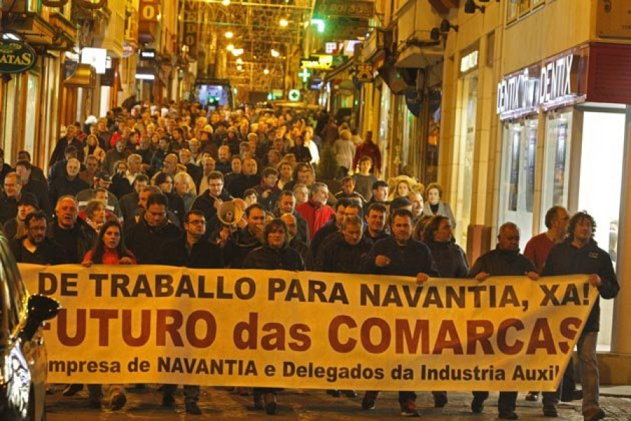 FERROL - El comité de Navantia denuncia un plan “oculto” del PP y pide la dimisión de Rey