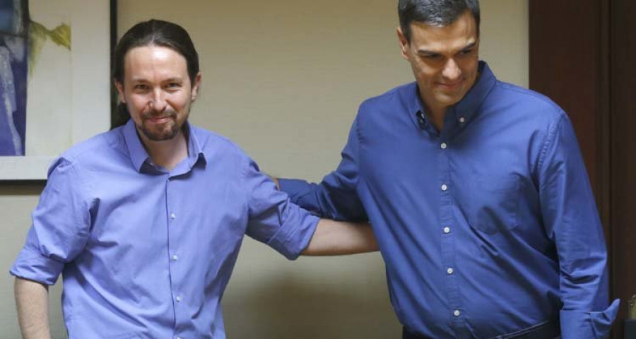 Sánchez e Iglesias se alían para desarrollar una agenda social