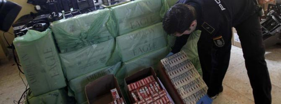 Desarticulan una red dedicada al contrabando de tabaco y de fármacos que operaba en Lugo