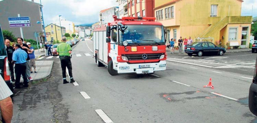 Fallece en Ponteceso una mujer de 74 años al ser atropellada cuando intentaba cruzar la calle