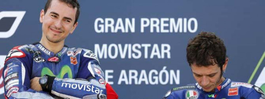 Lorenzo manda en Alcañiz y acecha a Rossi en el liderato