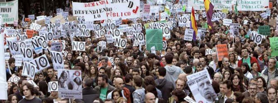 Los estudiantes auguran un “fuerte” seguimiento de la huelga de hoy