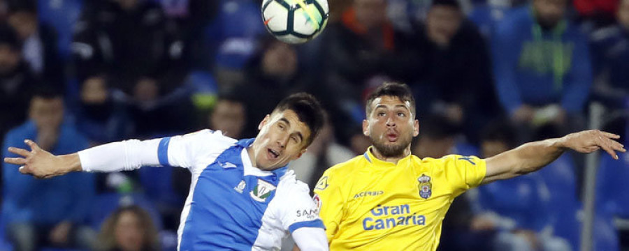 Las Palmas coge confianza con un empate en Leganés