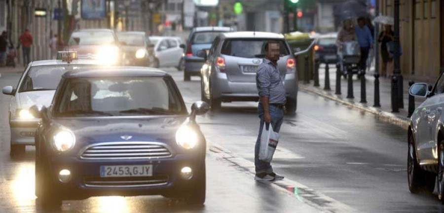 Los atropellos en las calles coruñesas crecieron un 20% en lo que va de año