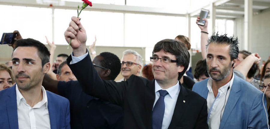 Puigdemont llevará el resultado del 1-O  al Parlament para aplicar la independencia