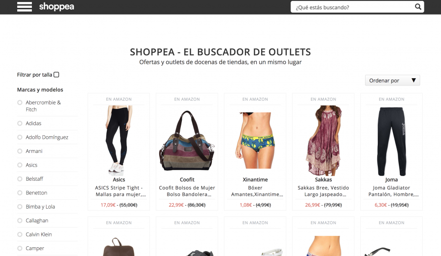 Shoppea: la mejor forma de encontrar ofertas en moda