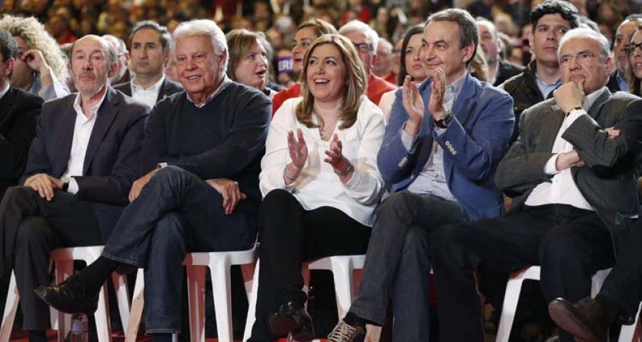 Susana Díaz  se lanza a las primarias “por el PSOE y por España”