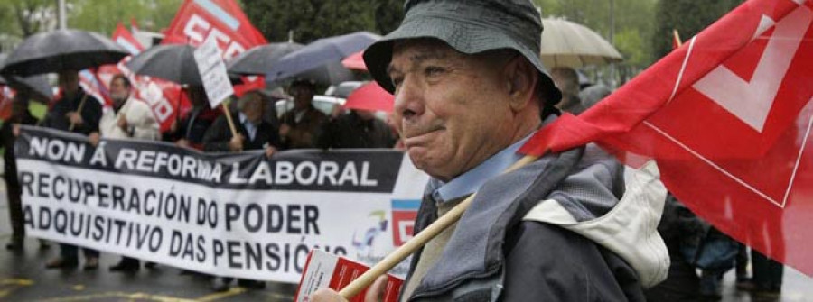 Protestas de jubilados gallegos para que "paren de una vez los recortes"