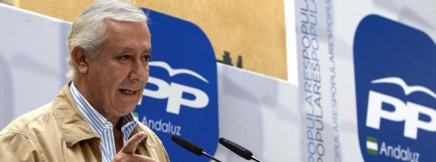 Javier Arenas proclama que el  PP no acepta “lecciones de lucha contra la corrupción de nadie”