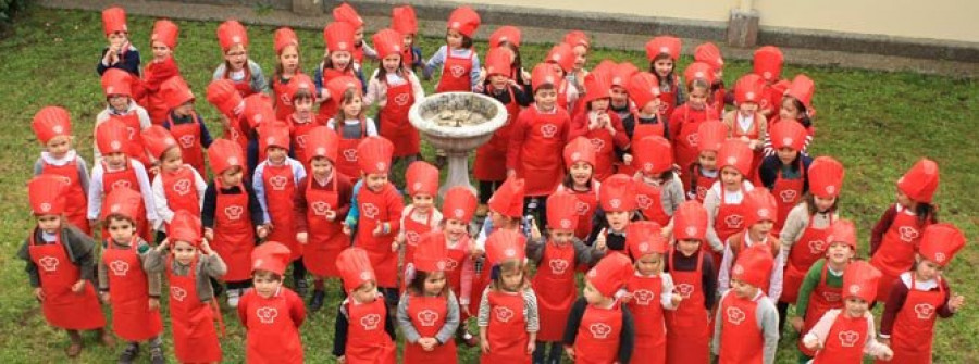 Los más pequeños participan en el concurso Little Chef en Montespiño