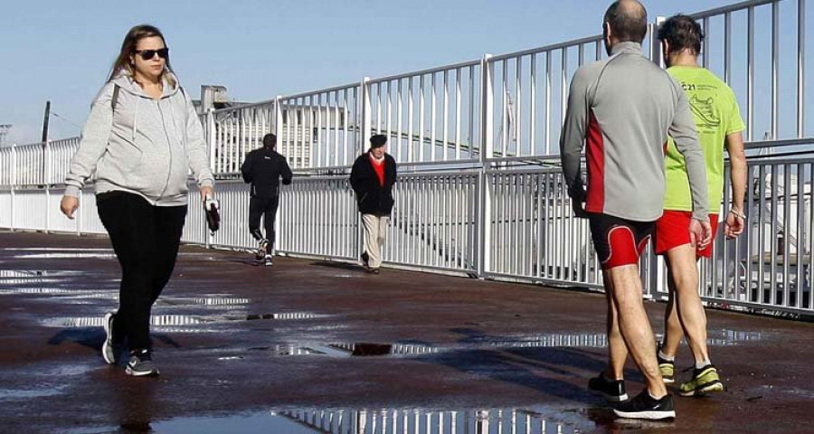 A Coruña solo tuvo nueve días sin lluvia en lo que va de año