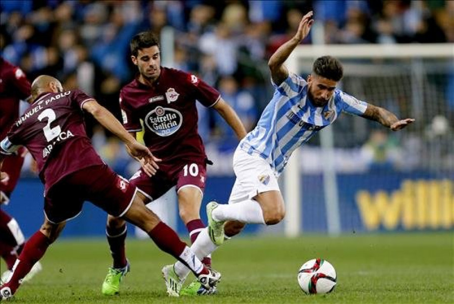 Duelo vital en la lucha del Málaga por Europa y del Depor por la salvación