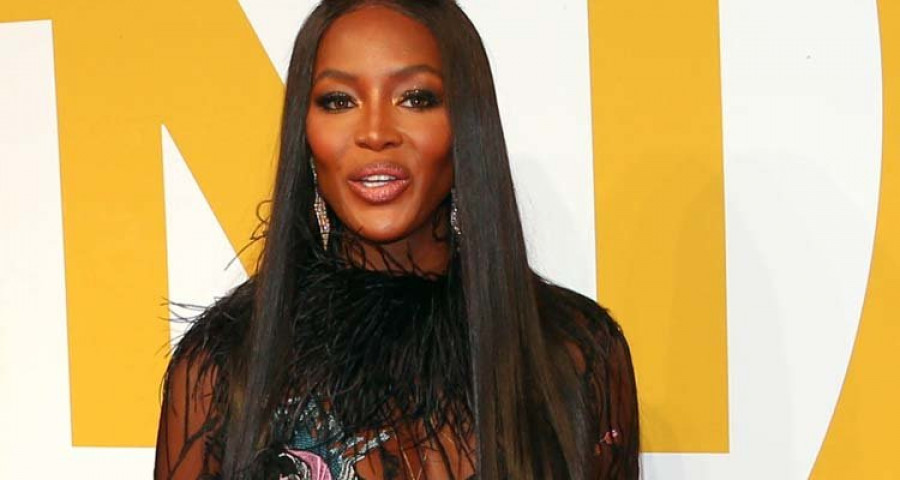 Naomi Campbell deslumbra en la entrega de los premios de la NBA