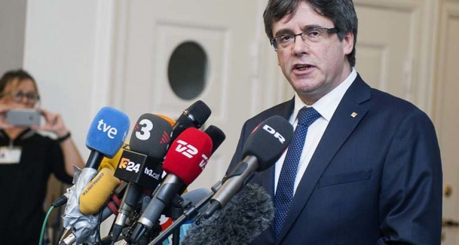 Puigdemont pide poder regresar “sin riesgos” para “restaurar” la democracia