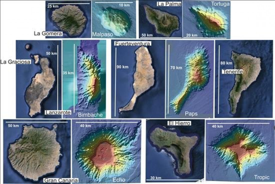 Descubren ocho nuevos montes submarinos al sudoeste de Canarias