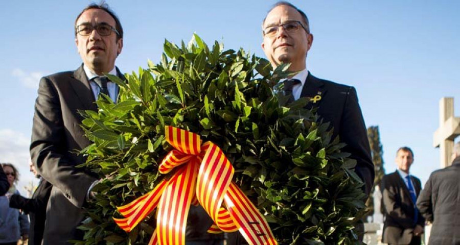 El  homenaje a Maciá se vuelve un clamor por la libertad de los presos independentistas