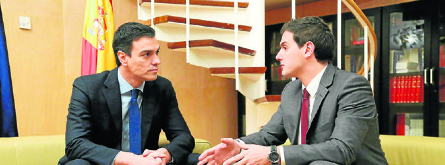 Sánchez ve una “predisposición” al acuerdo por parte de Rivera