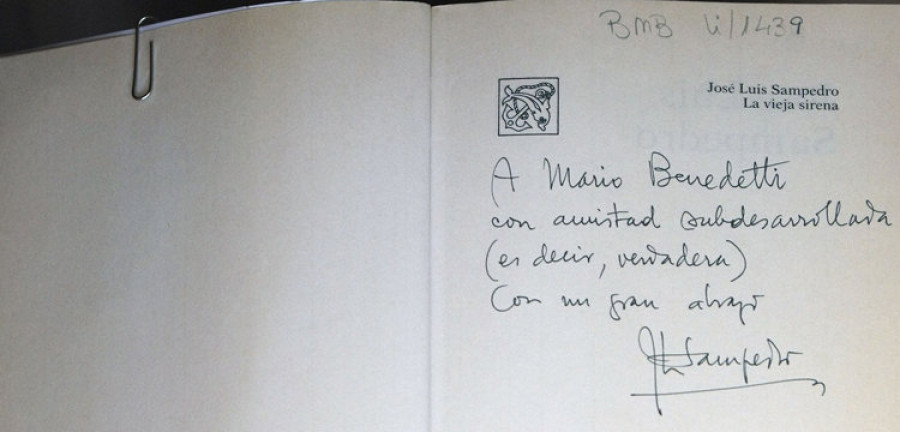 Mil dedicatorias a Benedetti en su biblioteca española