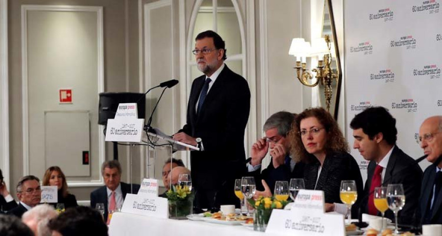Rajoy advierte a Cs de que sin el PP es “imposible” un Gobierno constitucionalista”
