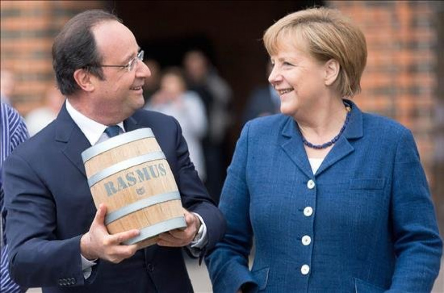Merkel y Hollande exigen la ayuda de Putin para las elecciones ucranianas
