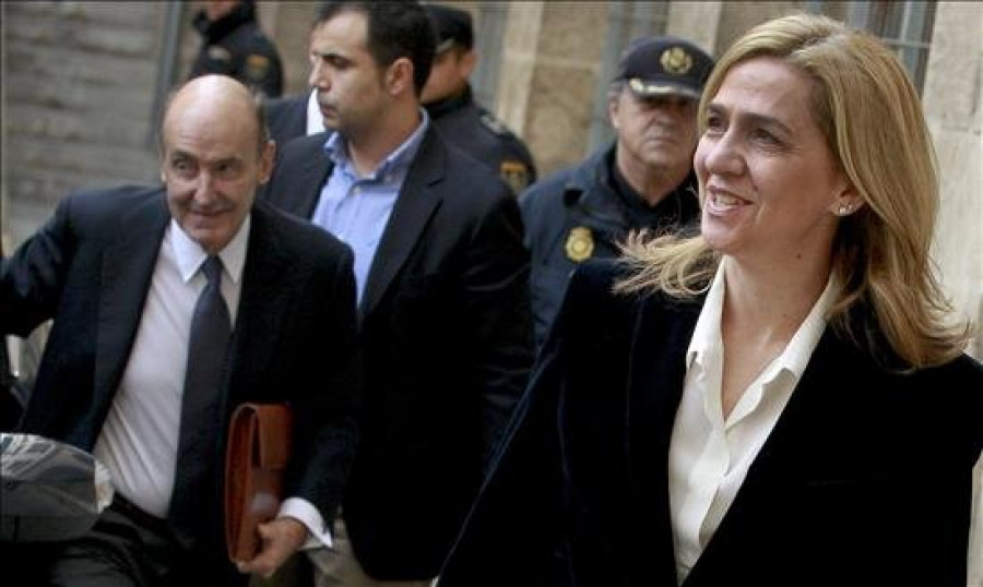 Roca recurrirá la imputación de la infanta por no existir indicios de delito