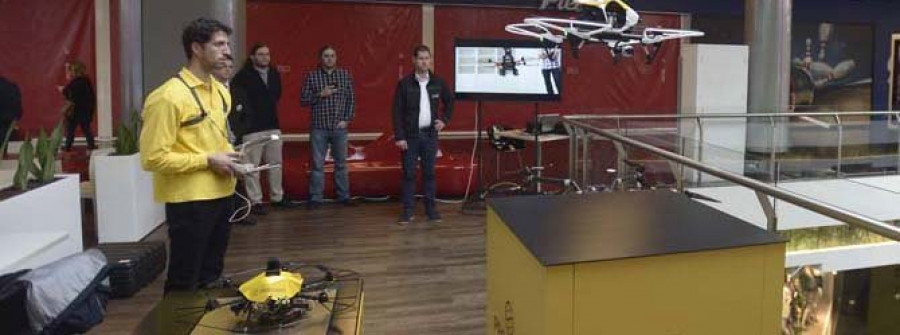 Marineda City y Prosegur estrenan un dron de vigilancia en interiores