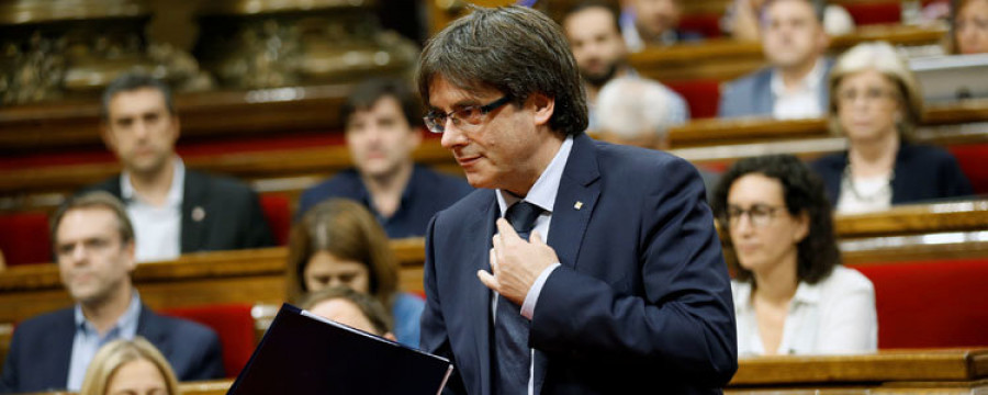 Puigdemont anuncia que convocará el referéndum en septiembre de 2017