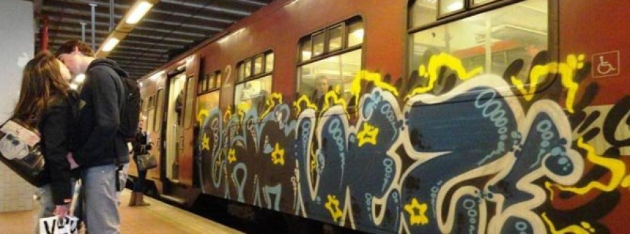 Cae una banda de grafiteros que pintó 168 vagones de tren y causó daños por valor de 600.000 euros