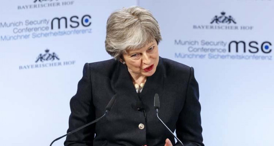 May defiende un nuevo acuerdo de seguridad entre el Reino Unido y la UE después del Brexit