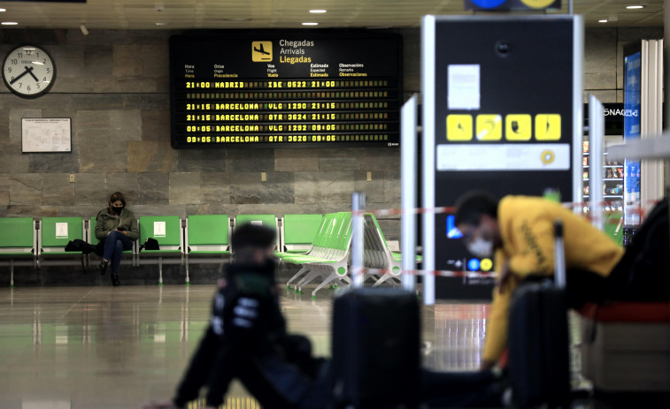 El aeropuerto de Alvedro pierde un 85% de volumen de viajeros en el mes de febrero
