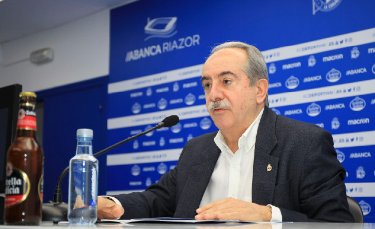 El presidente del Deportivo cree que el Fuenlabrada tenía que haber descendido