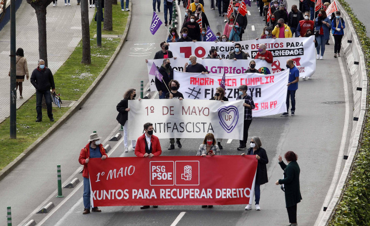 Los trabajadores vuelven a la calle en el Primero de Mayo para pedir una salida diferente a esta crisis