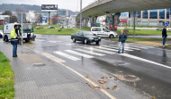 El Ayuntamiento mejora el firme en los accesos a la rotonda Eduardo Diz y Severo Ochoa