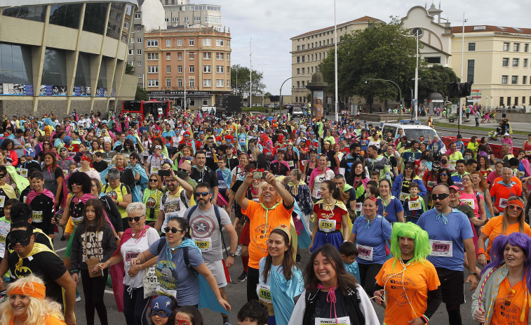 La carrera Runki obligará a cerrar el domingo el tráfico en varias calles del centro de A Coruña