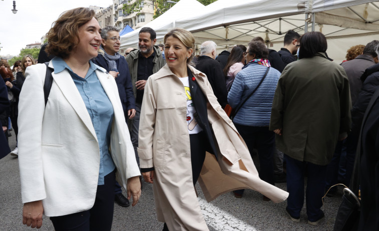 Ada Colau apoya a Yolanda Díaz: “Caminamos a tu lado para  que seas la futura presidenta”