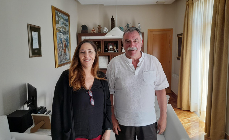 Ángel García Seoane recibe a Mariela, la hija de Raúl Castro que visita estos días Galicia