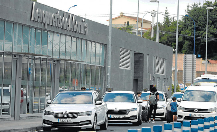 Los taxistas de A Coruña y Culleredo llegan a un principio de acuerdo sobre Alvedro