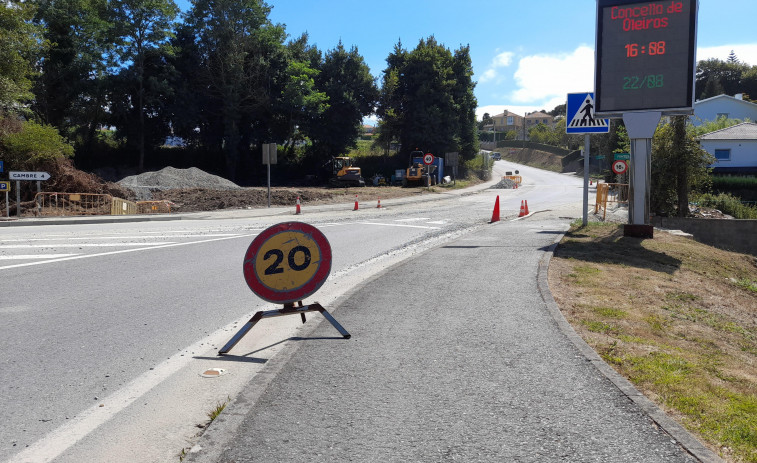 Corte de tráfico en Oleiros: la calle Linneo de Santa Cristina estará cerrada un mes