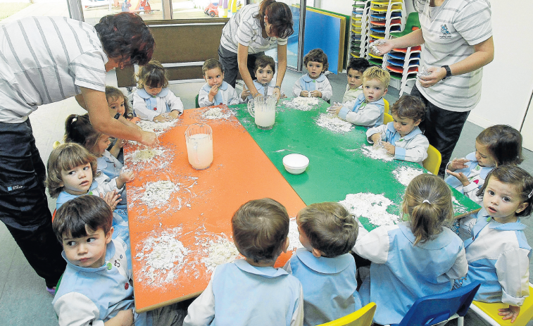 Reportaxe | A Xunta impulsa un curso histórico nas escolas infantís ao ser de balde para todos os fillos