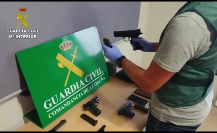 Desarticulado un grupo criminal dedicado al tráfico de armas en la Costa da Morte