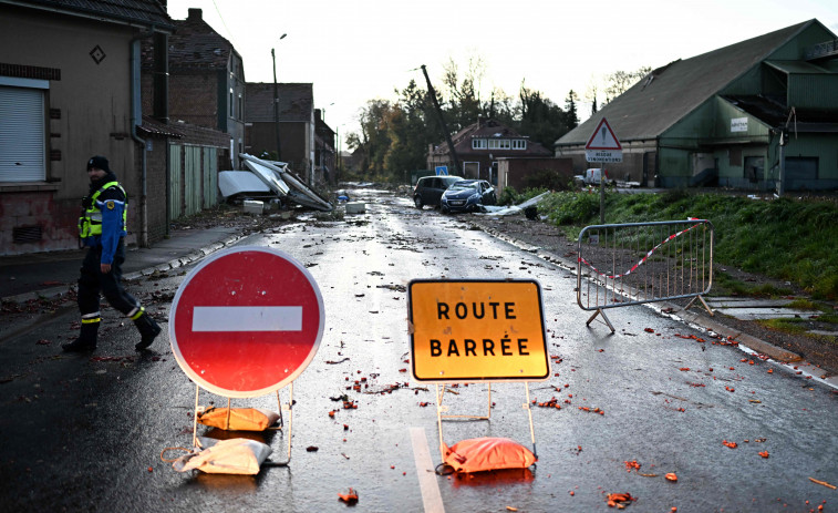 Dos tornados en el norte de Francia causan abundantes daños materiales