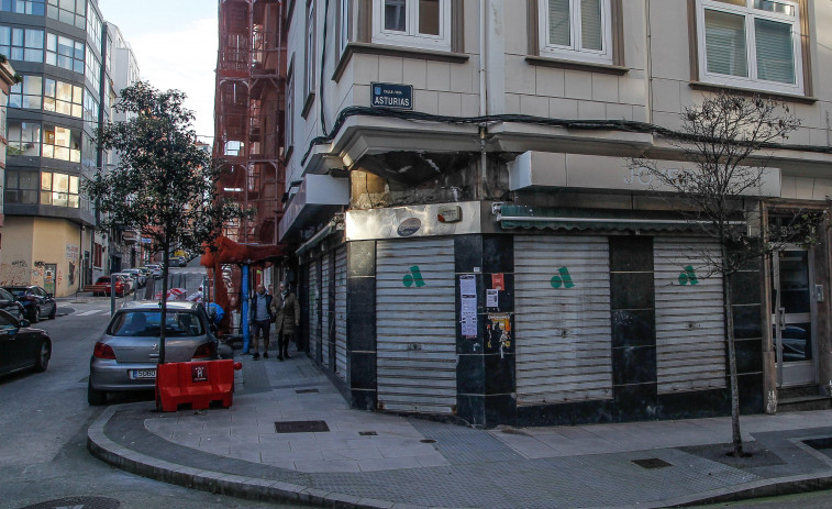 Os Mallos, en A Coruña, espera que el programa Mover os Baixos “abra el camino” a revivir el barrio