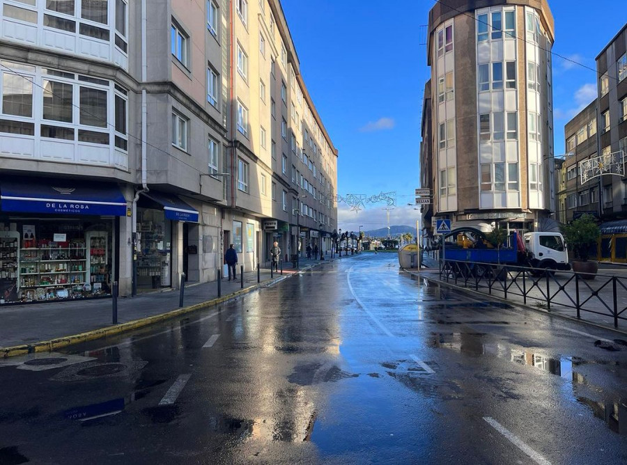 Las intensas lluvias causan un reguero de incidencias en toda la comarca de A Coruña