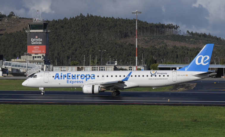 Air Europa operará su ruta entre A Coruña y Madrid con aeronaves Boeing 738