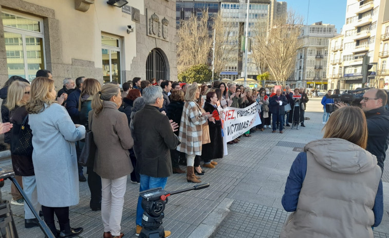 Cerca de cien personas protestan en A Coruña por la ley de solo sí es sí
